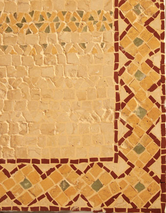Pavement tapis à la romaine
